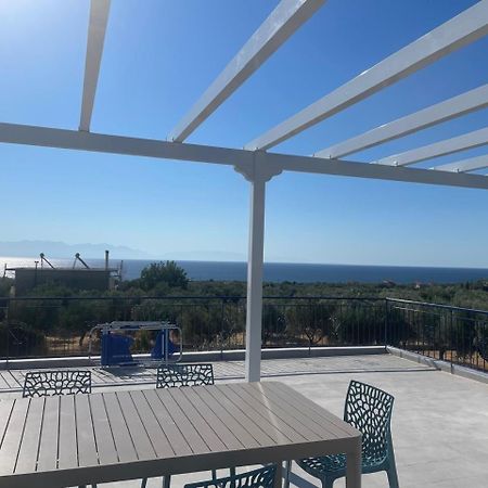 Villa Blue Cocoon - Chrani Messinia Peloponnese- Sea View 800 M From Beach 外观 照片