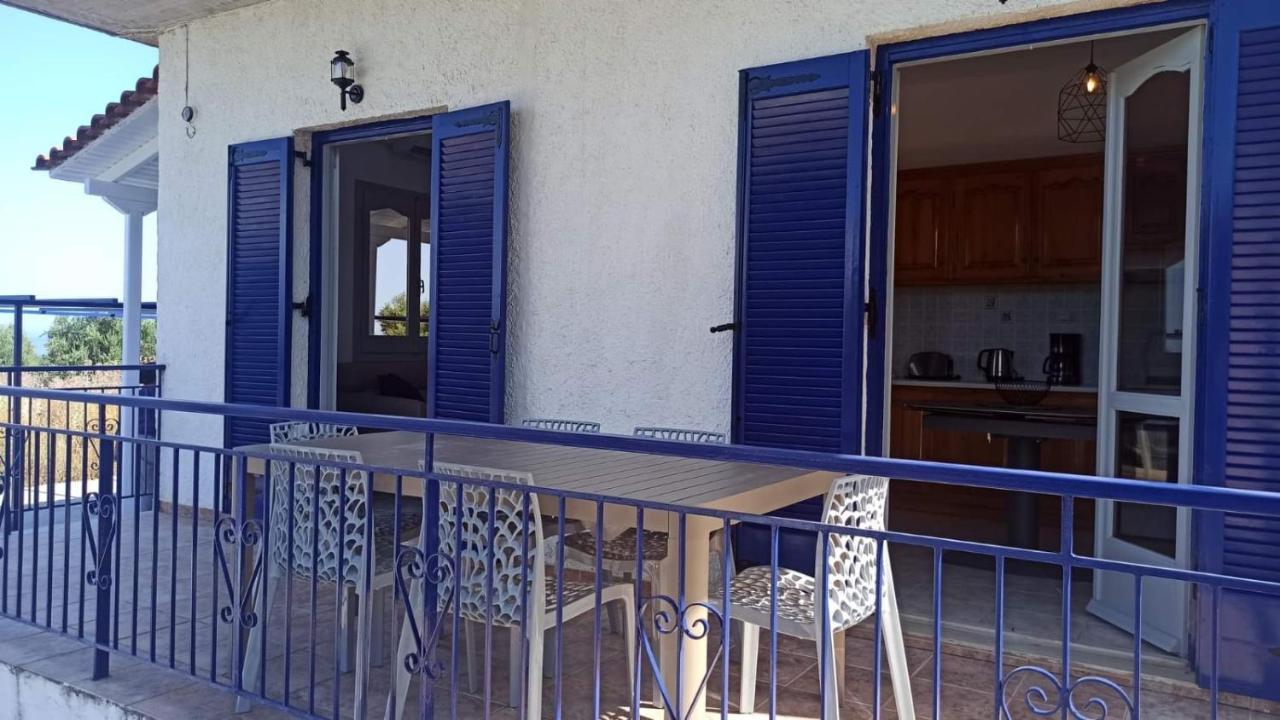 Villa Blue Cocoon - Chrani Messinia Peloponnese- Sea View 800 M From Beach 外观 照片