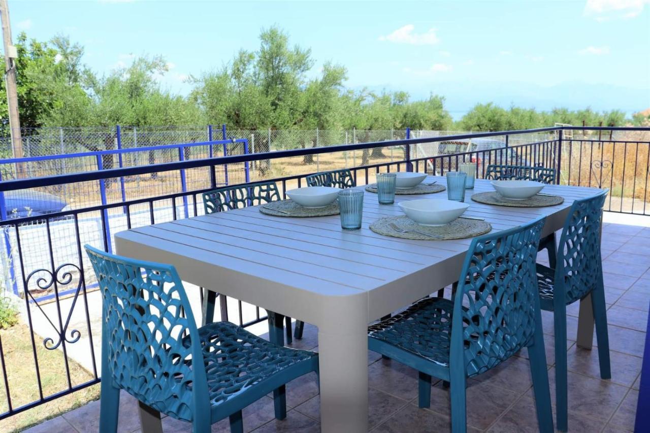 Villa Blue Cocoon - Chrani Messinia Peloponnese- Sea View 800 M From Beach 外观 照片