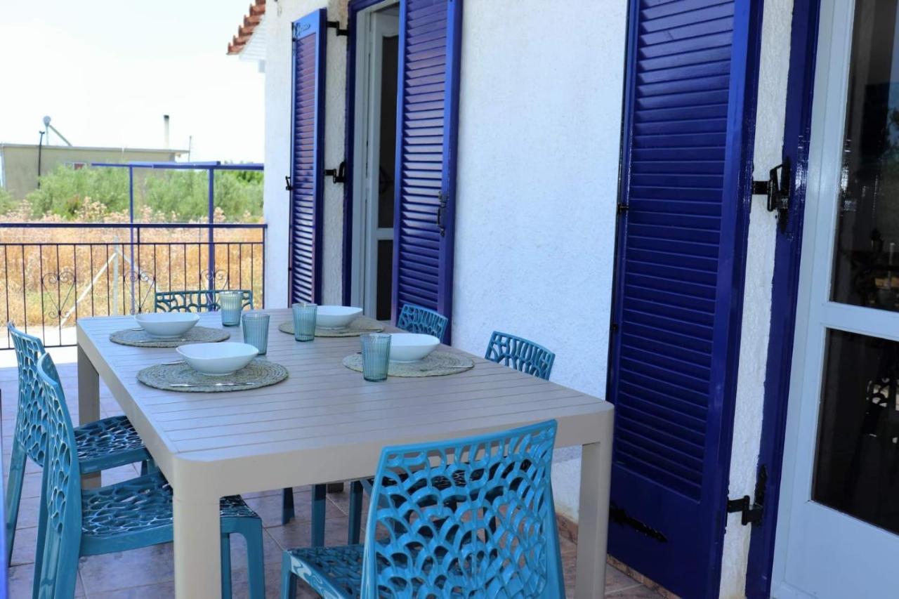 Villa Blue Cocoon - Chrani Messinia Peloponnese- Sea View 800 M From Beach 外观 照片
