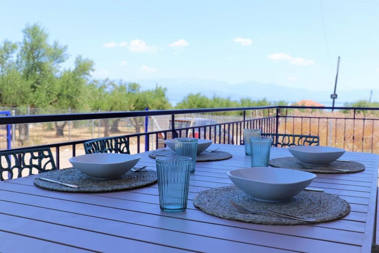 Villa Blue Cocoon - Chrani Messinia Peloponnese- Sea View 800 M From Beach 外观 照片