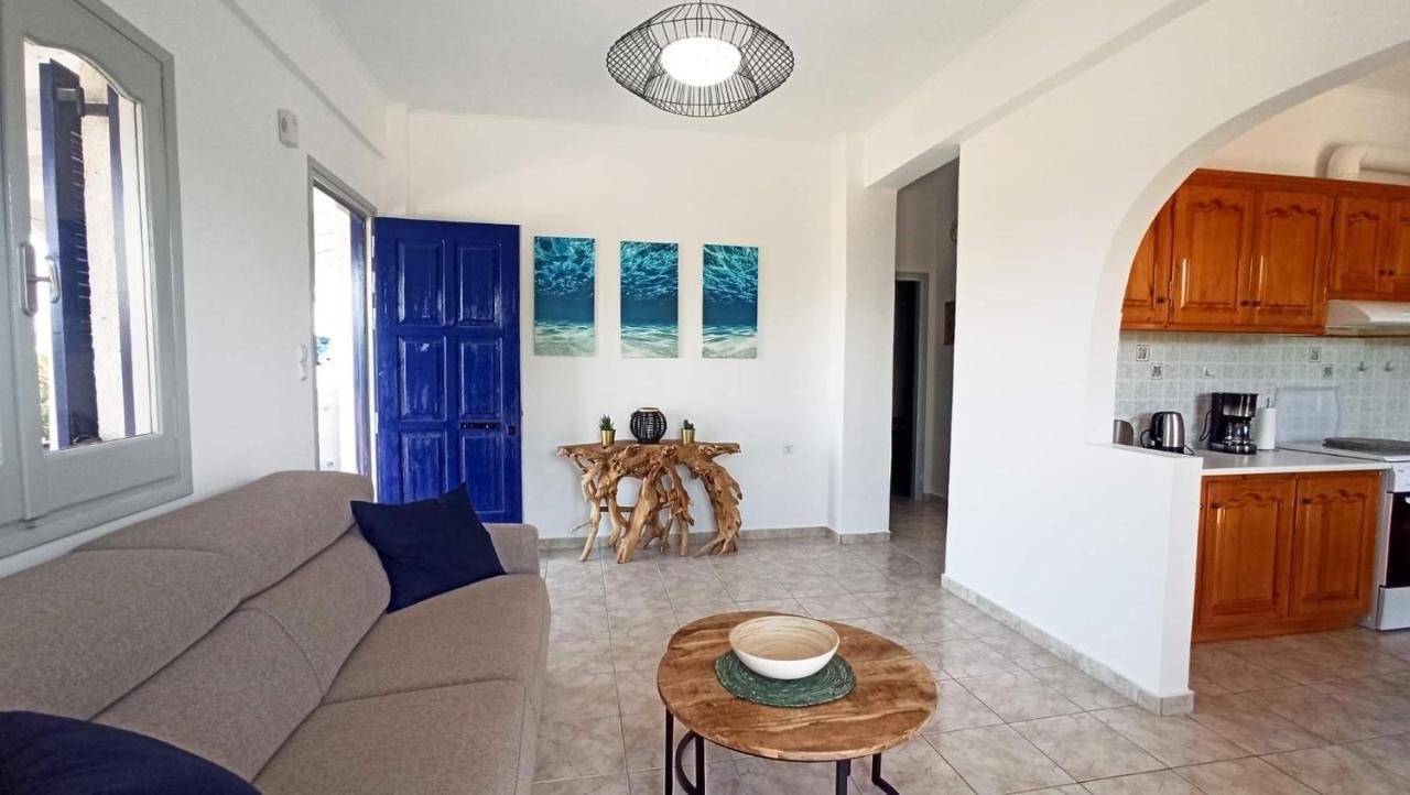 Villa Blue Cocoon - Chrani Messinia Peloponnese- Sea View 800 M From Beach 外观 照片