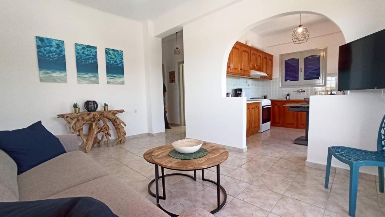 Villa Blue Cocoon - Chrani Messinia Peloponnese- Sea View 800 M From Beach 外观 照片