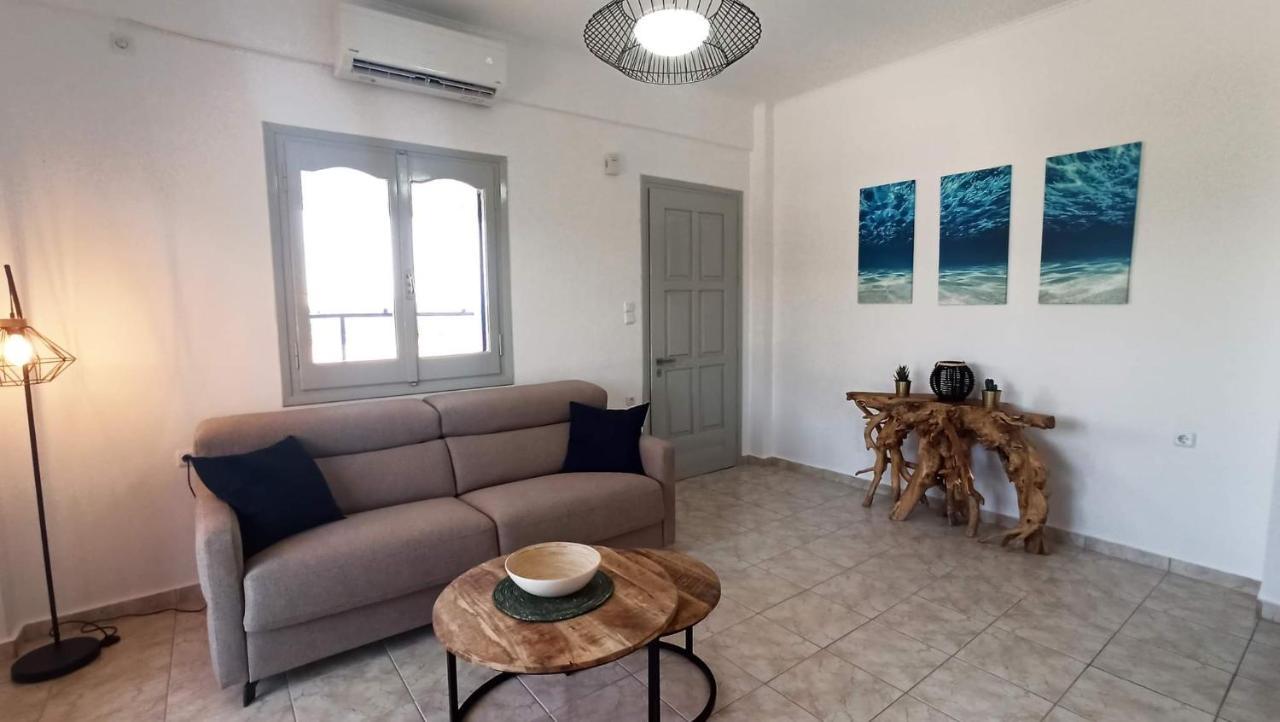 Villa Blue Cocoon - Chrani Messinia Peloponnese- Sea View 800 M From Beach 外观 照片