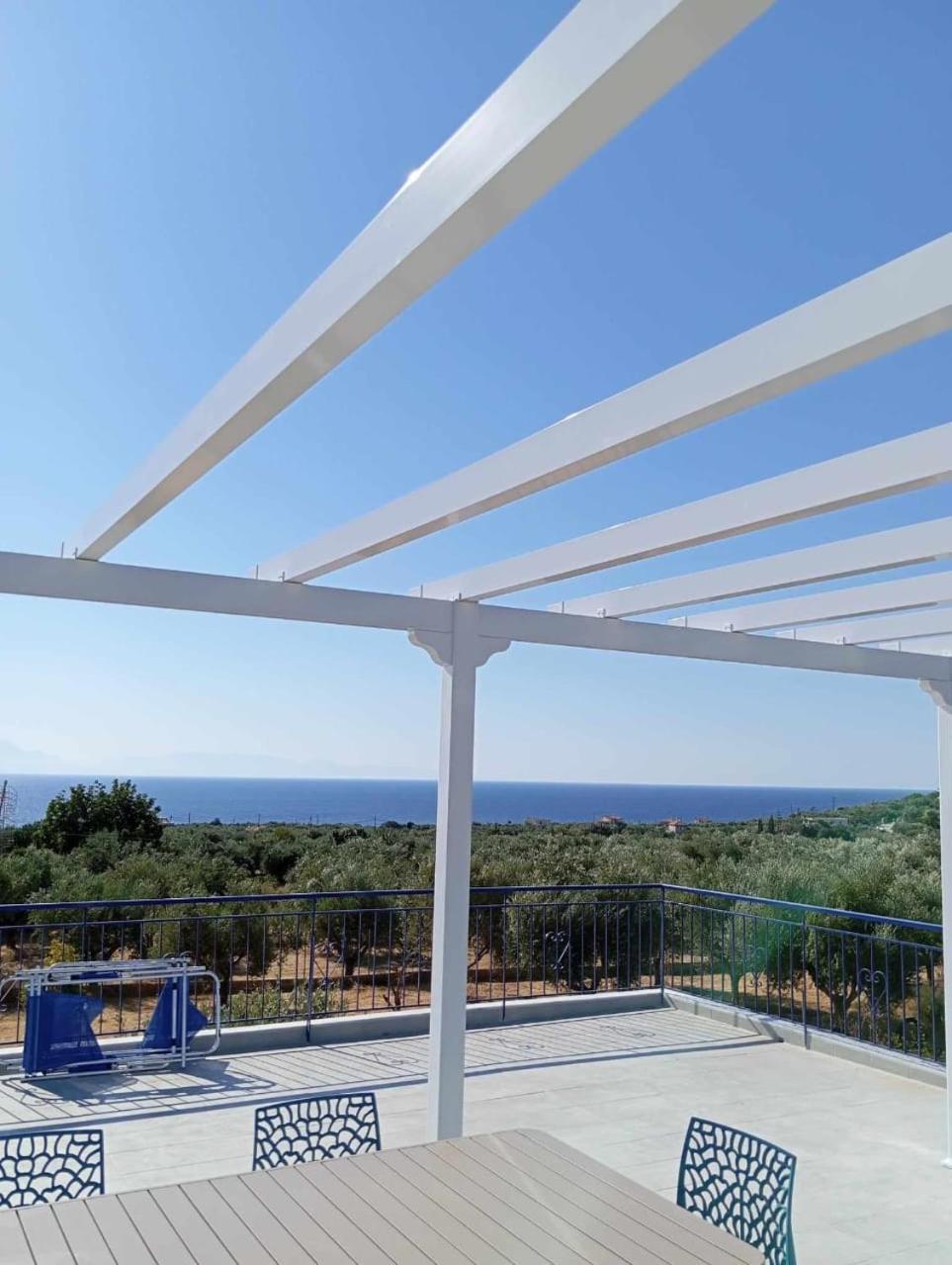 Villa Blue Cocoon - Chrani Messinia Peloponnese- Sea View 800 M From Beach 外观 照片