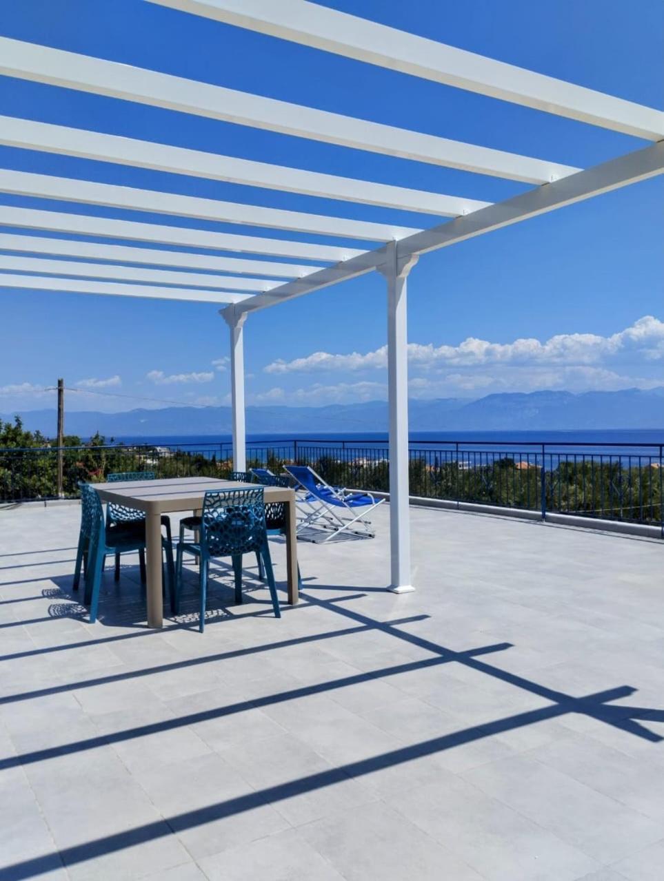 Villa Blue Cocoon - Chrani Messinia Peloponnese- Sea View 800 M From Beach 外观 照片