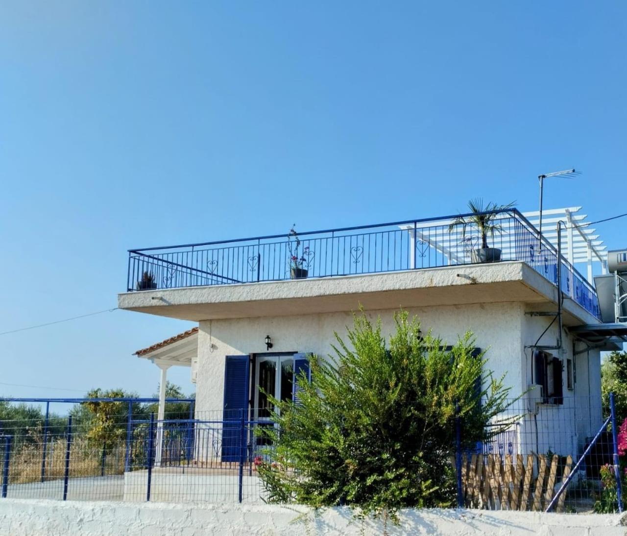 Villa Blue Cocoon - Chrani Messinia Peloponnese- Sea View 800 M From Beach 外观 照片